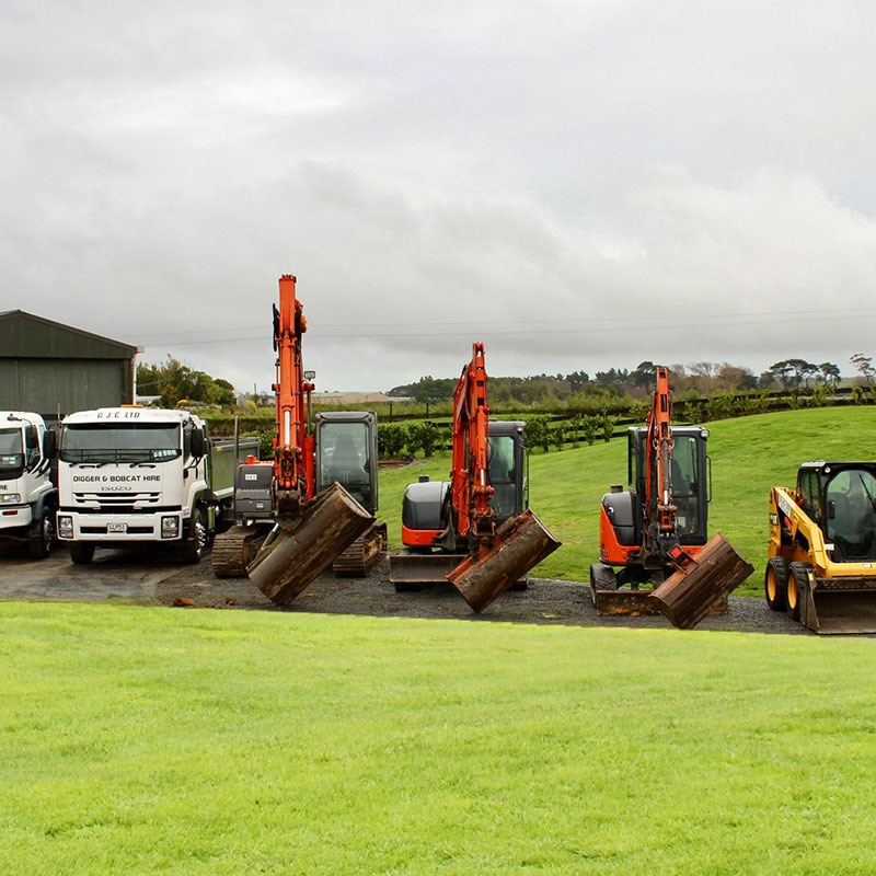 GJ Contractors heavy machinery and equipment